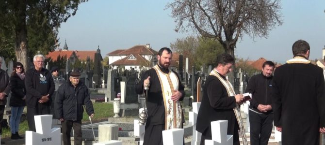 Одржан парастос борцима у Великом рату на Градском гробљу у Руми