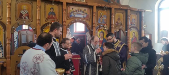 Света архијерејска Литургија пређеосвећених дарова и исповест свештенства архијерејског намесништва шидског