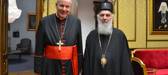 Патријарх Иринеј примио бечког кардинала Шенборна