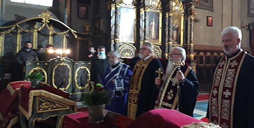 Помен патријаху Иринеју у Саборној цркви у Београду