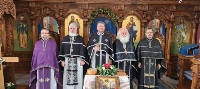 Света Литургија пређеосвећених дарова у Новој Пазови