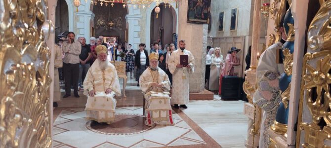 На Усековање служена Света архијерејска Литургија у манастиру Јазак