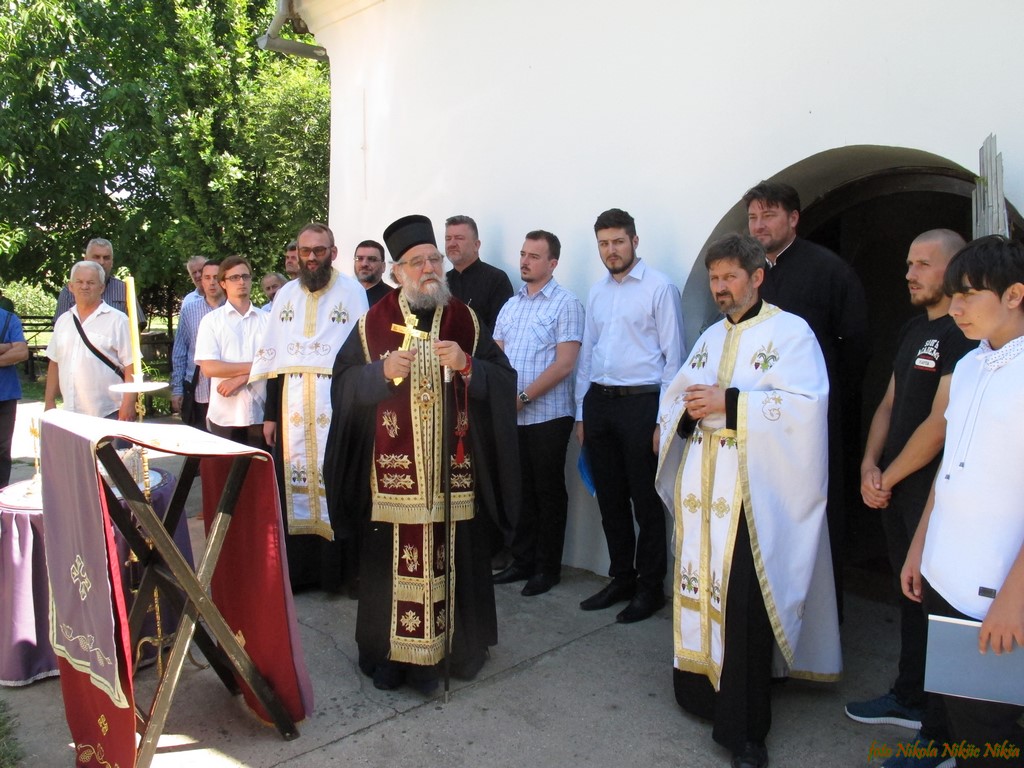 Освећење новог торња сремскомитровачке Мале цркве