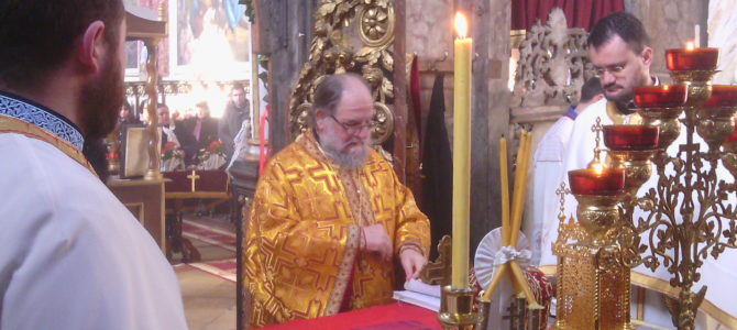 Света архијерејска  Литургија на празник Сретења Господњег у Новим Карловцима