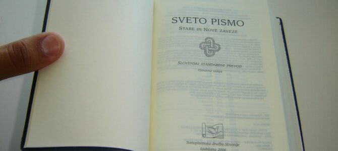 Словеначки преводи Светог Писма
