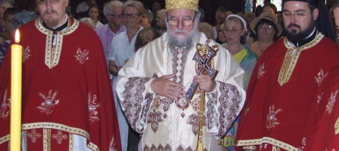 Eпископ сремски Василије литургијски прославио Св пророка Илију – своју Крсну славу