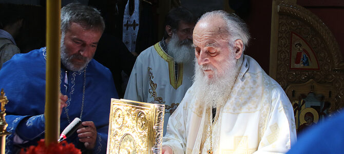 Беседа Патријарха Иринеја на празник Светог великомученика Пантелејмона