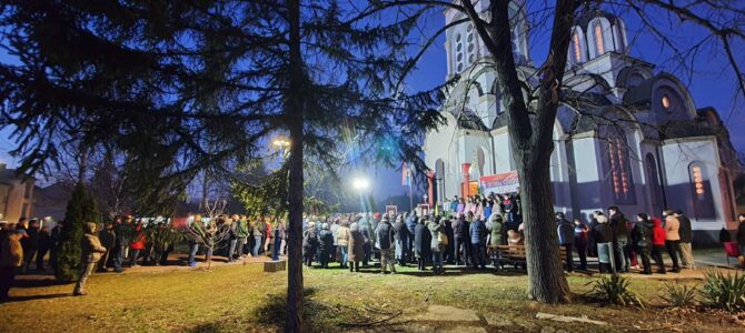 Молебан Пресветој Богородици у Беочину за очување светиња у Црној Гори