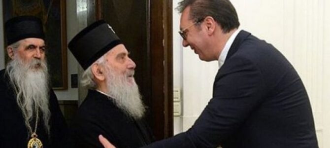 Патријарх Иринеј разговарао са Председником Србије о хапшењу Епископа Јоаникија