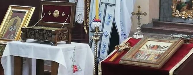 Донете мошти Светог оца Николаја Мирликијског Чудотворца у Белегиш