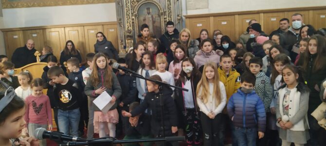 Свети Сава и деца – деца чувају српске славе