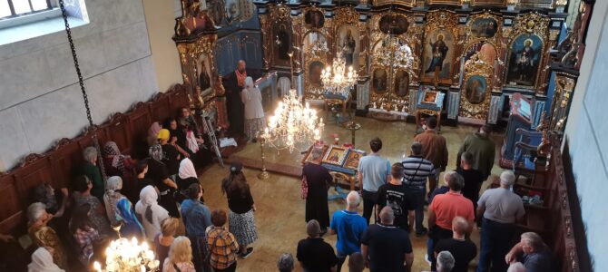 Усековање главе Светог Јована Крститеља у цркви Свете Петке у Сурчину