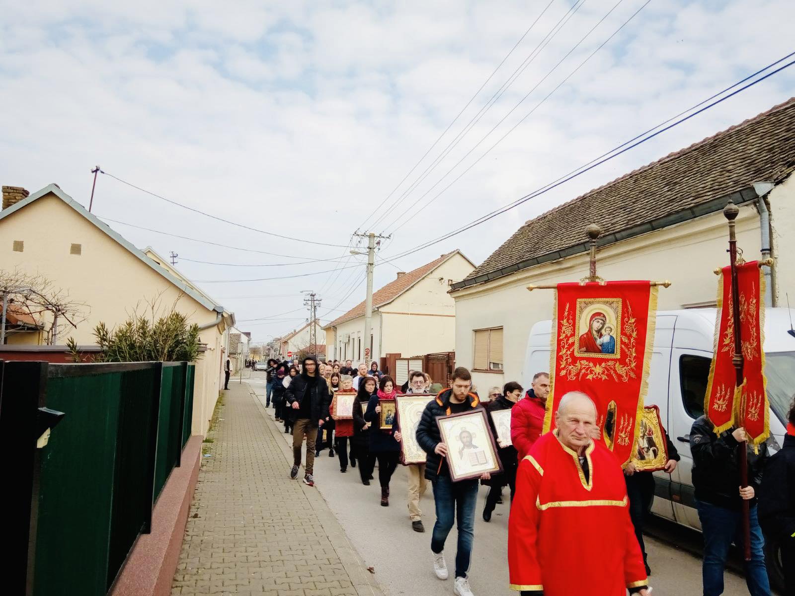 Литија поводом Недеље православља у организацији Вазнесењског храма у Руми