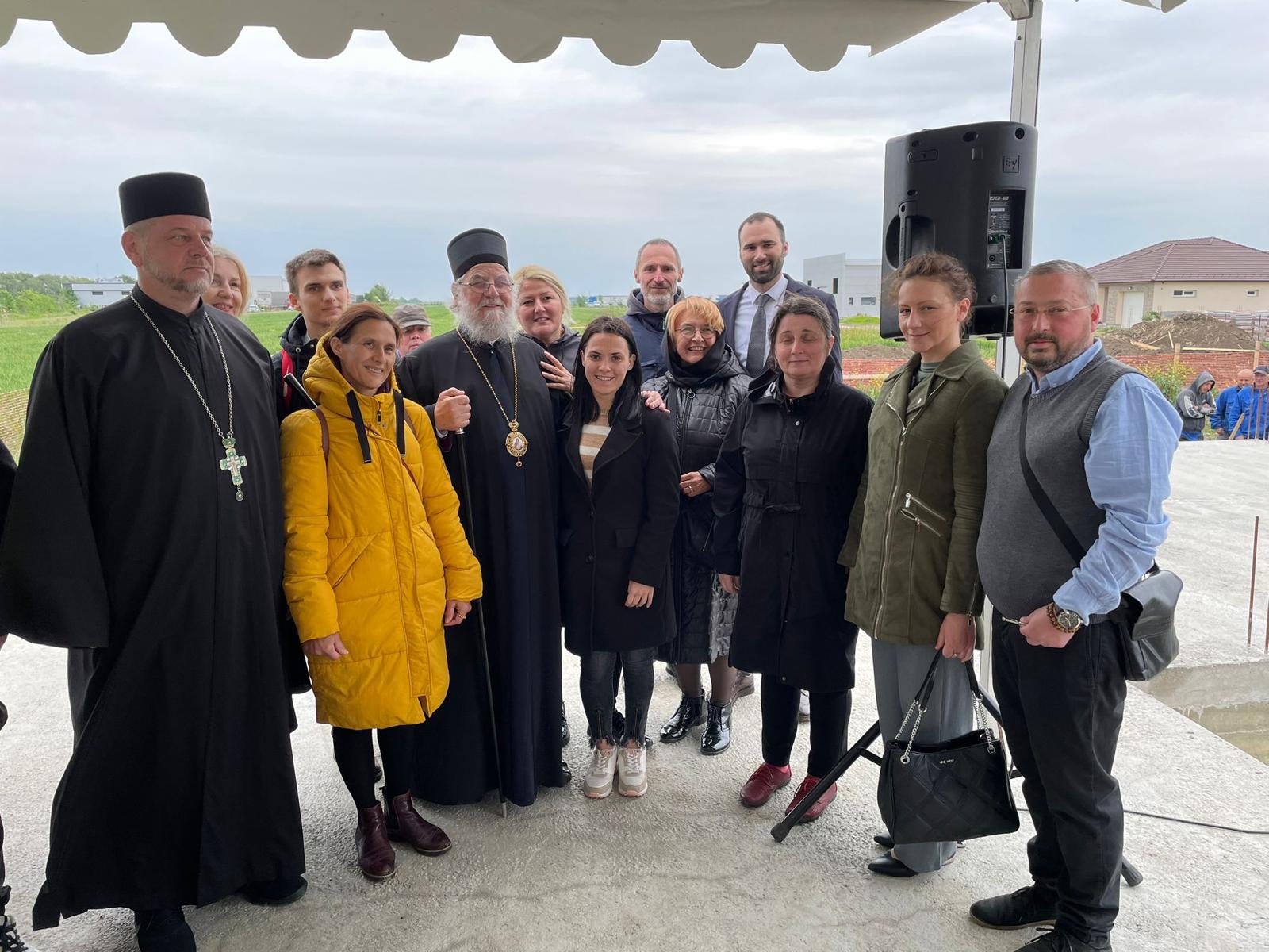 Освећење темеља парохијског дома у Новој Пазови