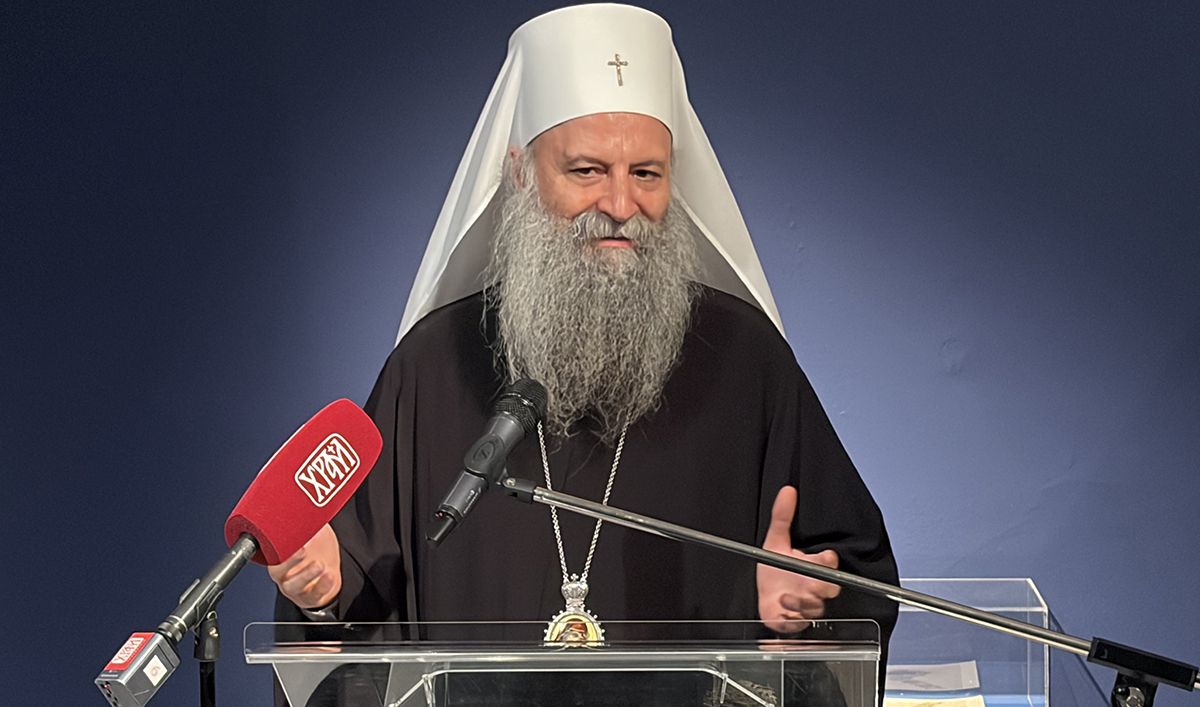 Патријарх Порфирије отворио изложбу „Свети Сава“: Светиње настале из живота Цркве и за живот Цркве